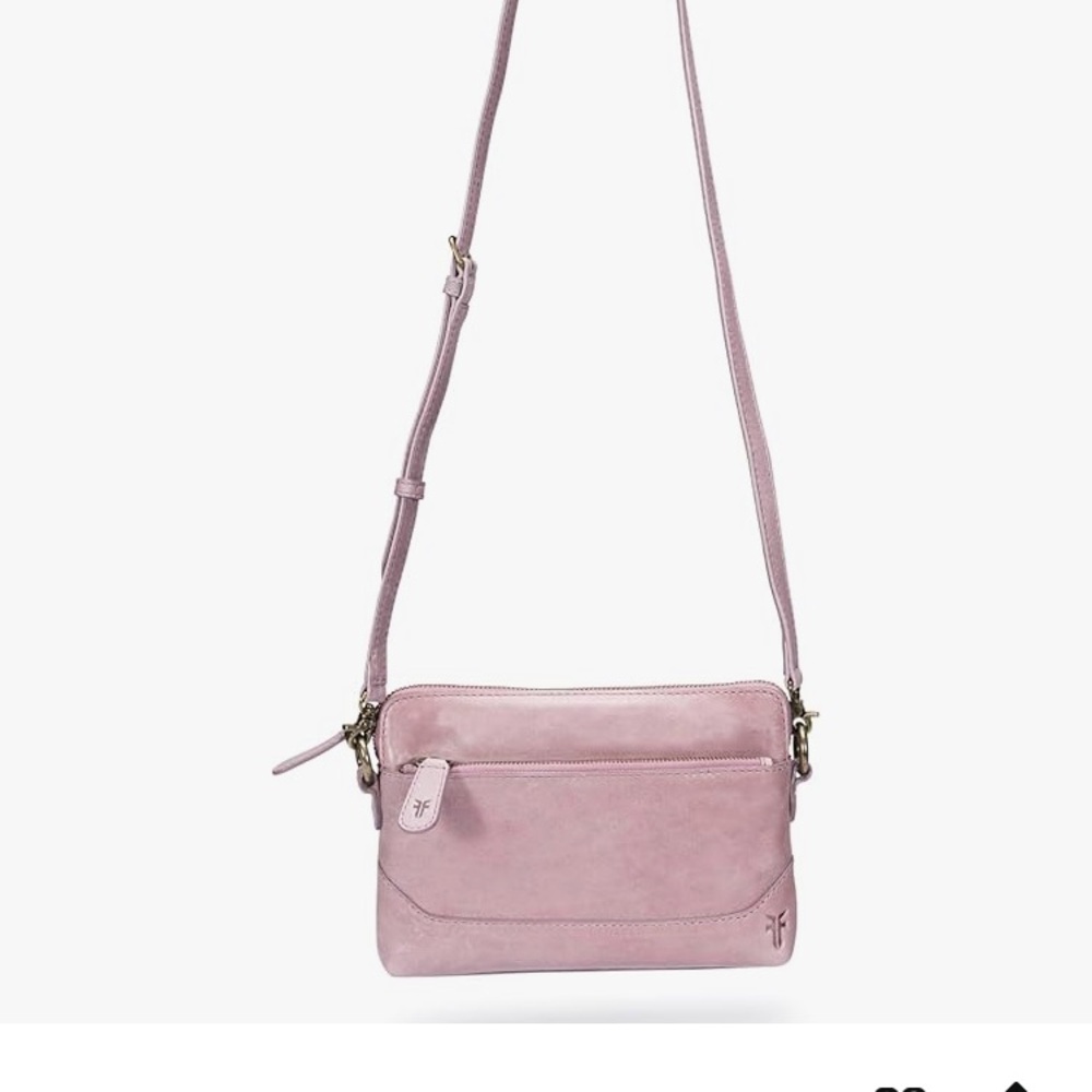 Nwt. Frye Olivia crossbody wallet orchid - Picture 2 of 9